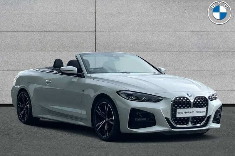 White Used 2021 BMW 420 M Sport Cabriolet | £27,900 (Good price) - Image 1/4