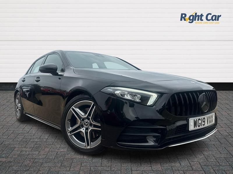 Black Used 2019 Mercedes A220 AMG Line Premium Hatchback | £17,499 (Fair price) - Image 1/4