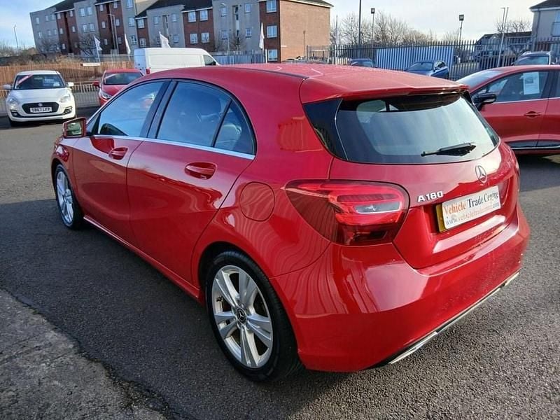 Used Mercedes A180 122 HP (89 kW) 2017 Red Hatchback