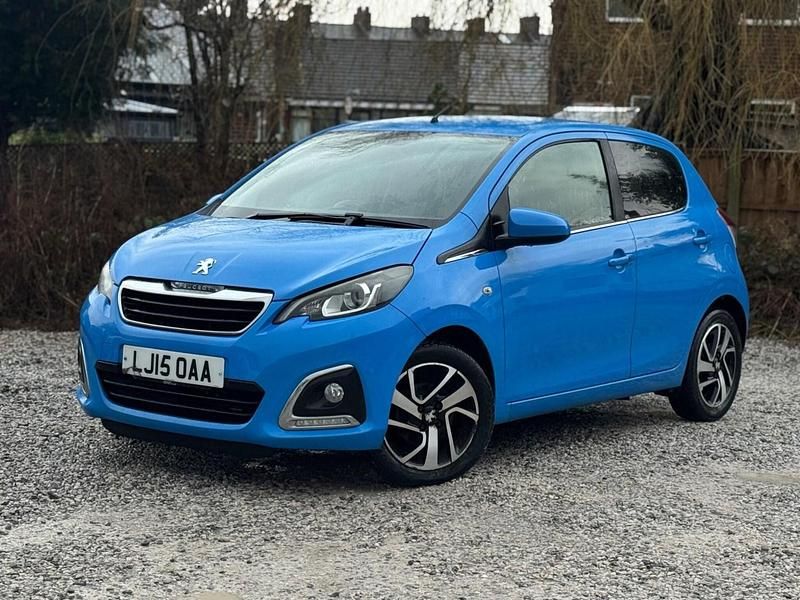 Used Peugeot 108 Allure 82 HP (60 kW) 2015 Blue Hatchback