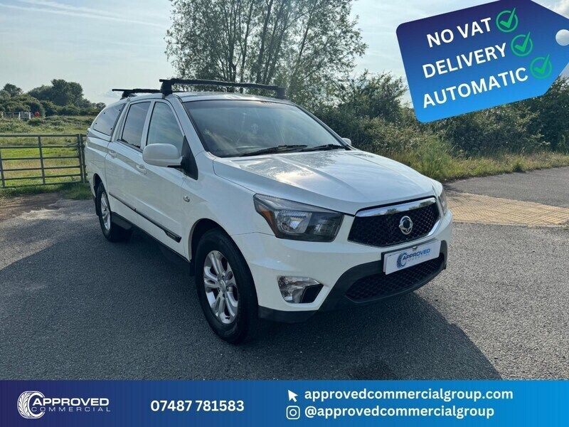 White Used 2016 Ssangyong Korando Pickup | £5,495 - Image 1/4