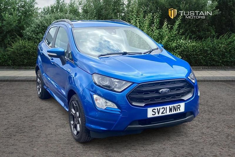Blue Used 2021 Ford Ecosport ST-Line SUV | £12,499 (Fair price) - Image 1/4