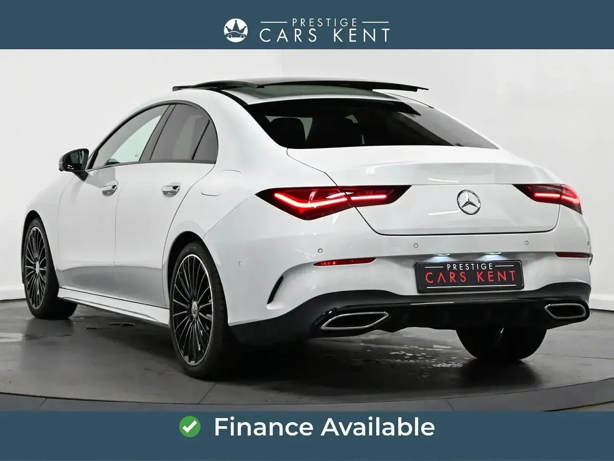 Used Mercedes CLA200 AMG Line Premium Plus 163 HP (119 kW) 2023 White Coupe