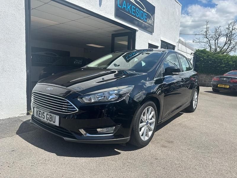 Black Used 2015 Ford Focus Titanium Hatchback | £4,495 (A bit pricey) - Image 1/4