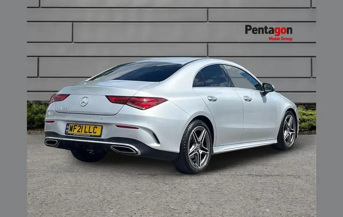 Used Mercedes CLA180 AMG Line Premium 134 HP (98 kW) 2021 Silver Sedan