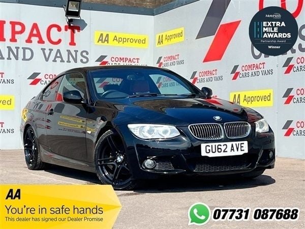 Black Used 2012 BMW 320 Sport Line Coupe | £6,995 (Fair price) - Image 1/1