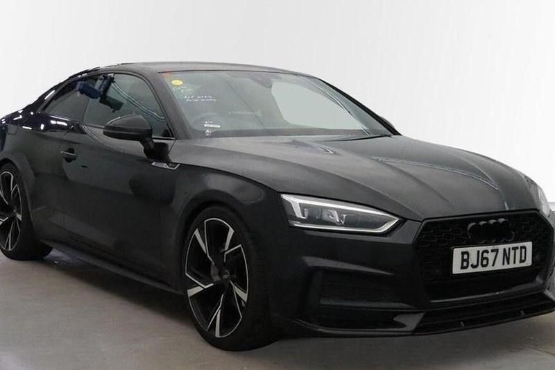 Used Audi A5 S-Line 190 HP (139 kW) 2017 Black Coupe