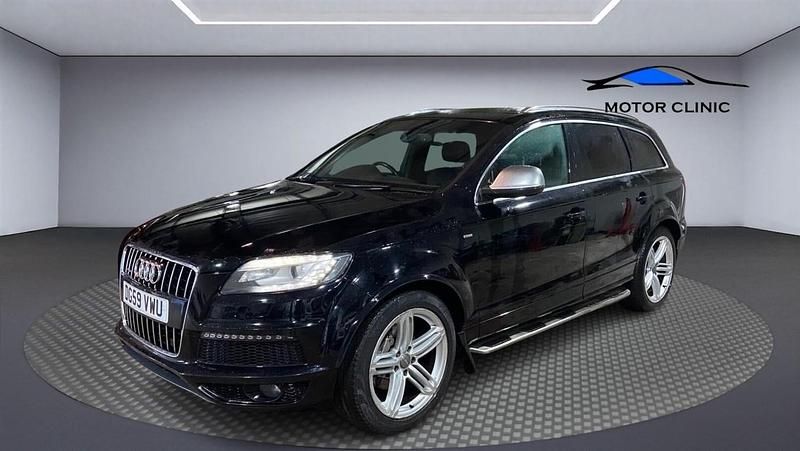 Black Used 2009 Audi Q7 S-Line SUV | £5,295 (A bit pricey) - Image 1/4