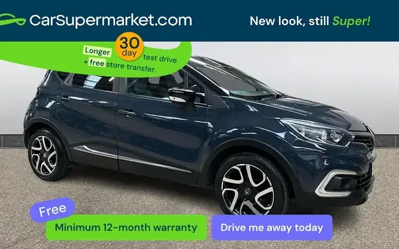 Usado Renault Captur Iconic 90 HP (66 kW) 2018 Azul SUV