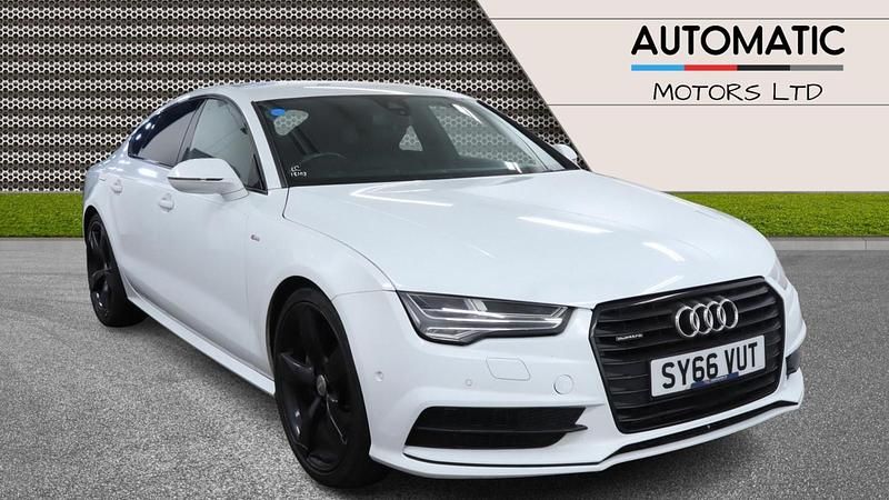 Used Audi A7 Black Edition 2016 White Hatchback