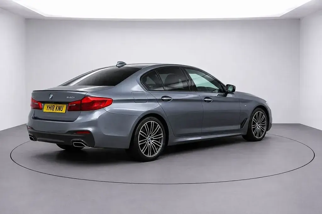 Used BMW 540 M Sport 340 HP (250 kW) 2018 Blue Sedan