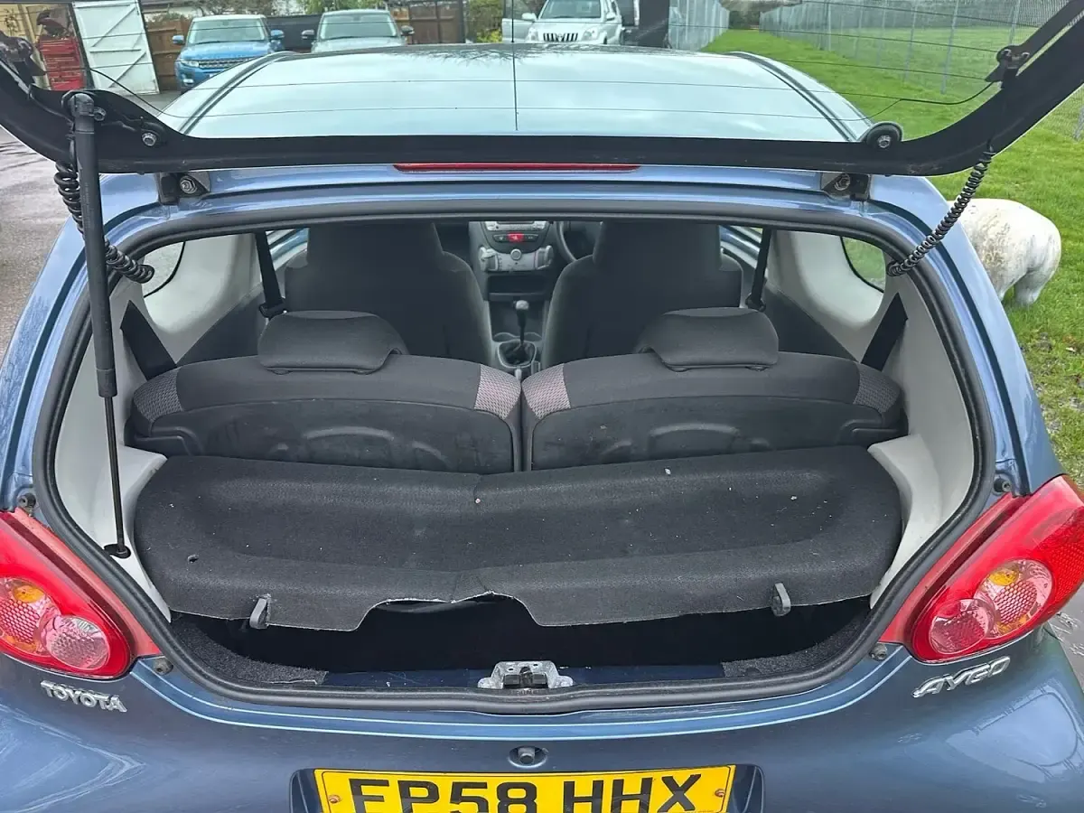 Used Toyota Aygo 67 HP (49 kW) 2008 Blue Hatchback