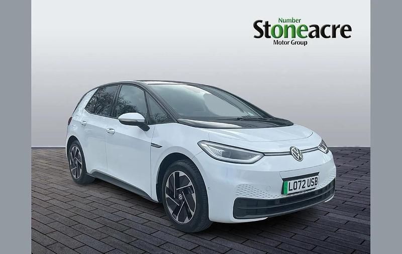 Used VW ID.3 Pro 106 kW (145 HP) 2022 White Hatchback