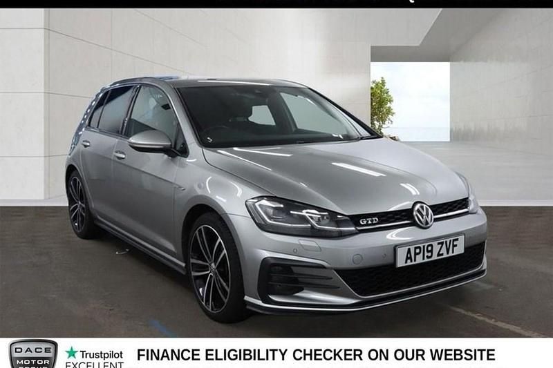 Used VW Golf VII GTD 184 HP (135 kW) 2019 Silver Hatchback