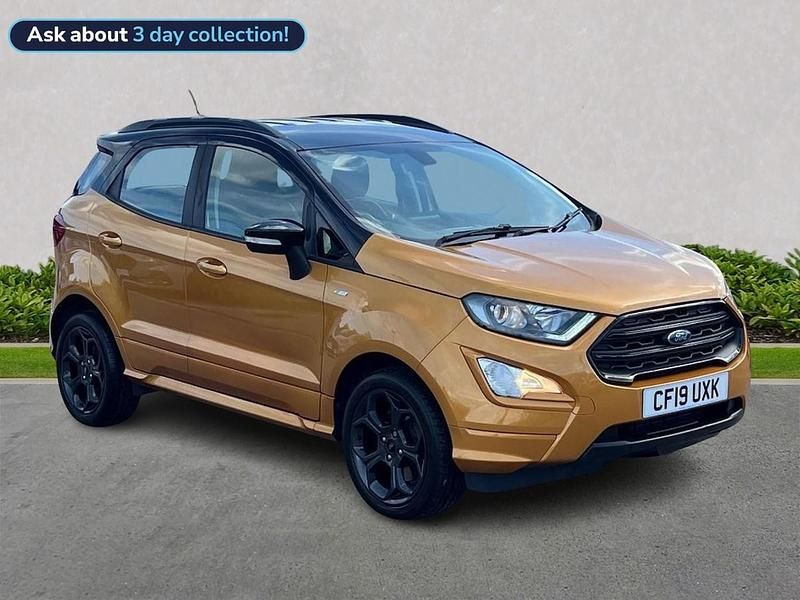 Yellow Used 2019 Ford Ecosport ST-Line SUV | £10,850 (Fair price) - Image 1/4