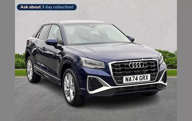 Blue Used 2025 Audi Q2 S-Line SUV | £25,872 (A bit pricey) - Image 1/4