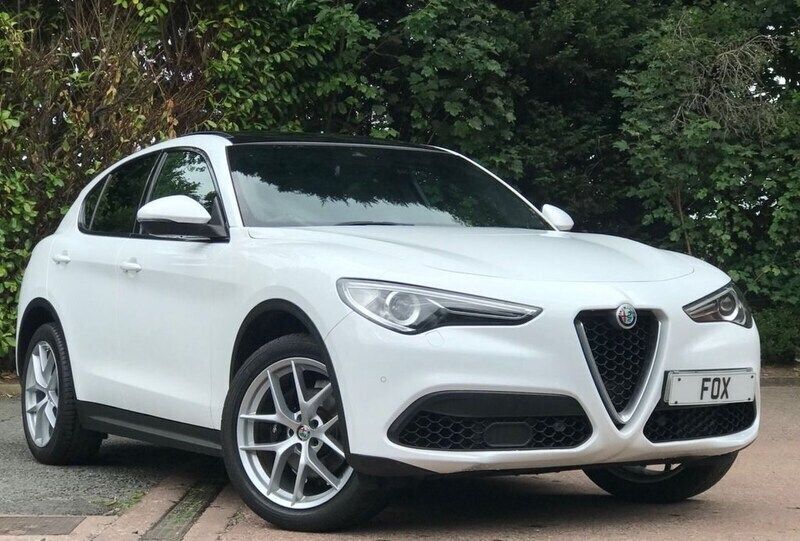 White Used 2019 Alfa Romeo Stelvio SUV | £20,708 (Fair price) - Image 1/4
