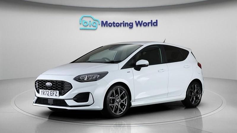 Used Ford Fiesta ST-Line 125 HP (91 kW) 2022 White Hatchback