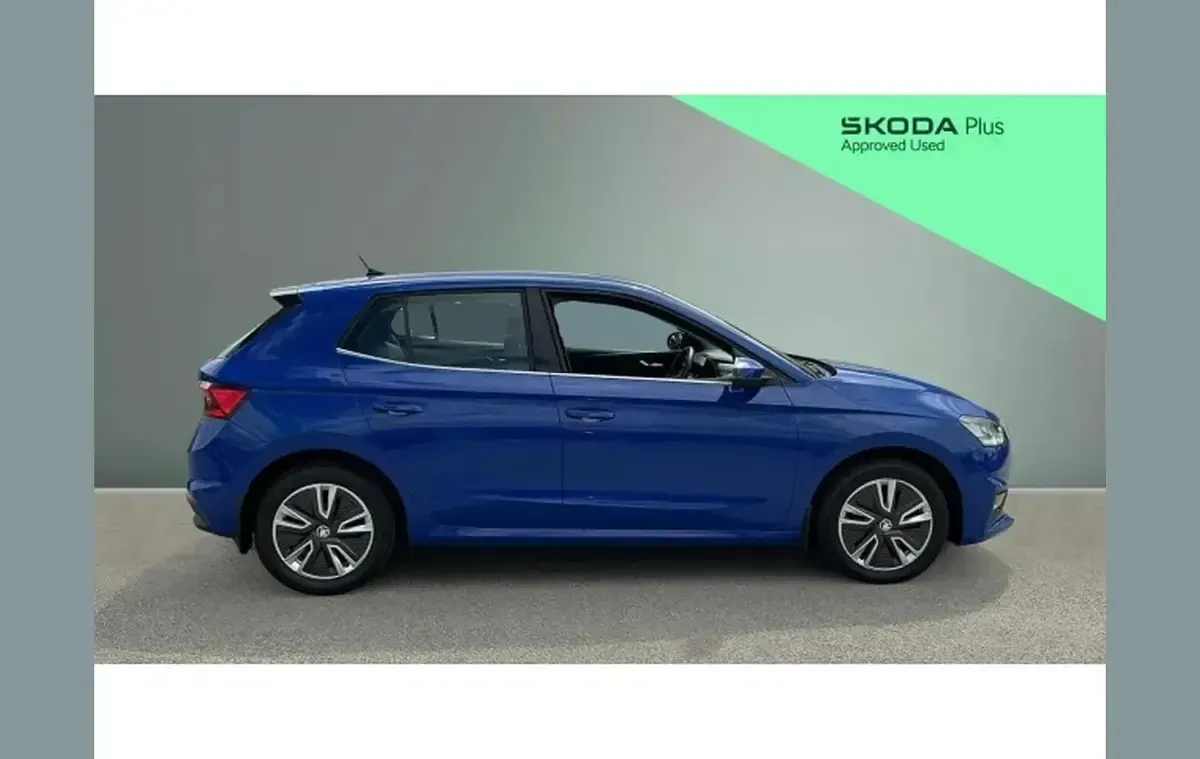 Used Skoda Fabia SE L 110 HP (80 kW) 2022 Blue Hatchback