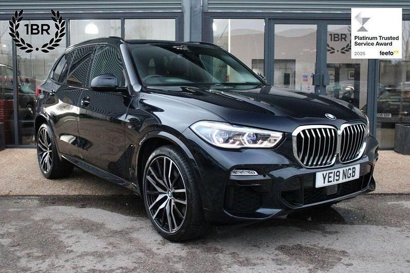 Black Used 2019 BMW X5 M Sport SUV | £41,990 (Fair price) - Image 1/4