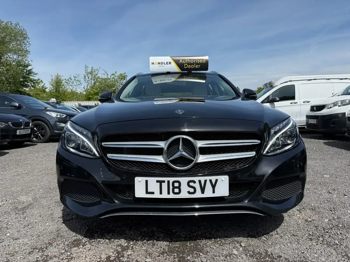 Used Mercedes C350e 2018 Black Estate