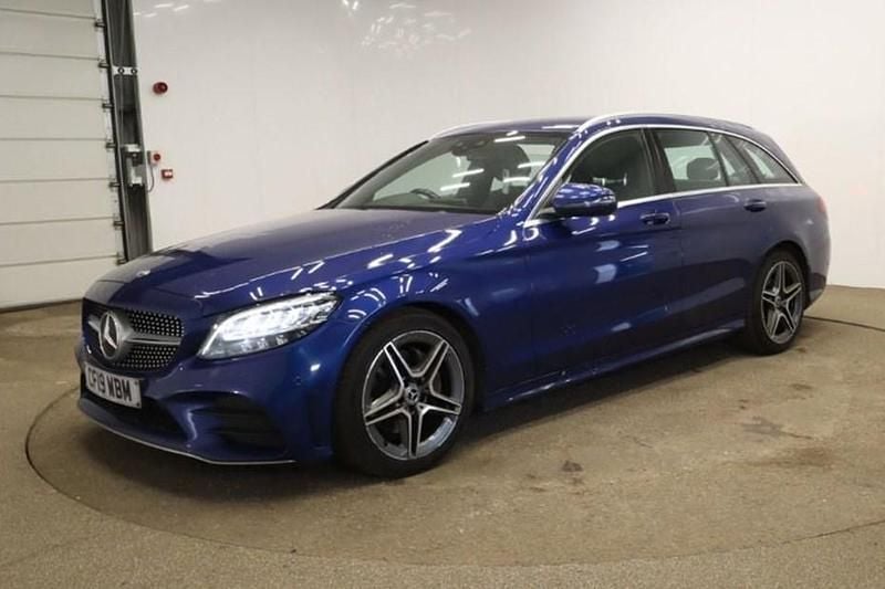 Blue Used 2019 Mercedes C220 AMG line Estate | £13,500 (Fair price) - Image 1/1