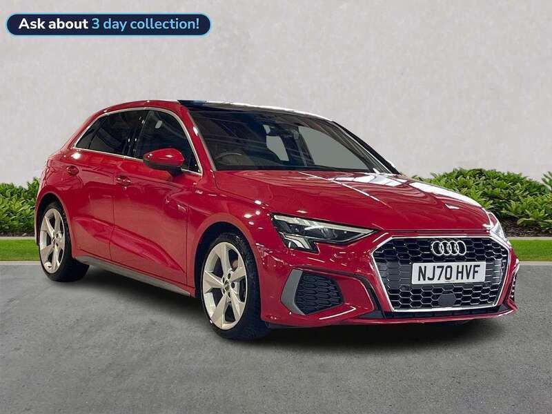 Red Used 2020 Audi A3 S-Line Hatchback | £21,887 (A bit pricey) - Image 1/4