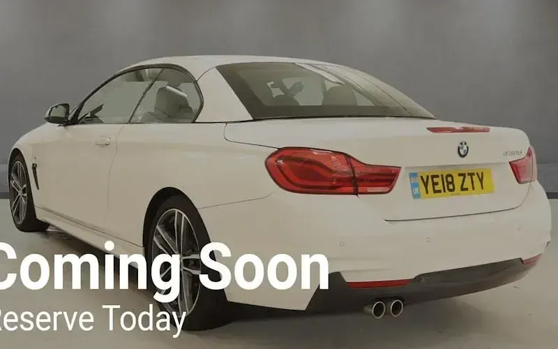 Used BMW 430 Cabriolet M Sport 258 HP (189 kW) 2018 White Cabriolet