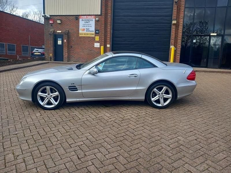 Used Mercedes SL500 306 HP (225 kW) 2003 Silver Cabriolet