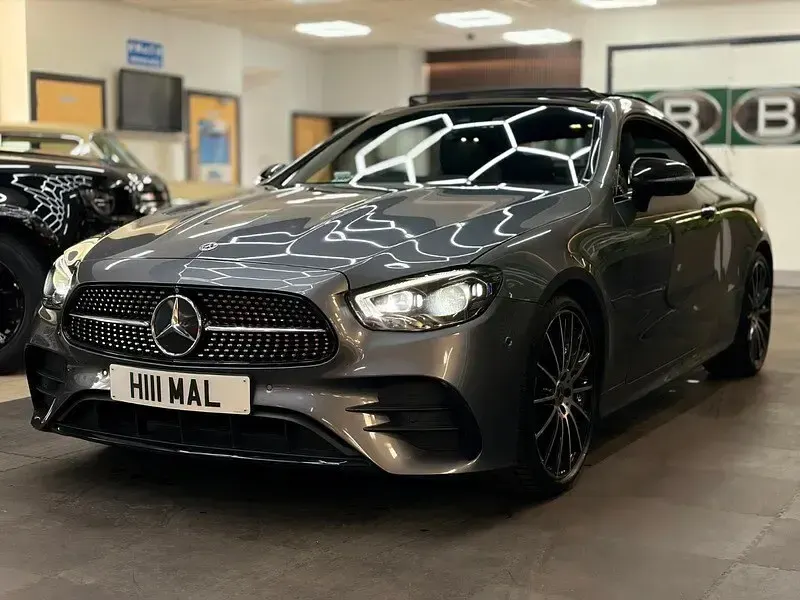 Used Mercedes E300 AMG line 2021 Grey Coupe