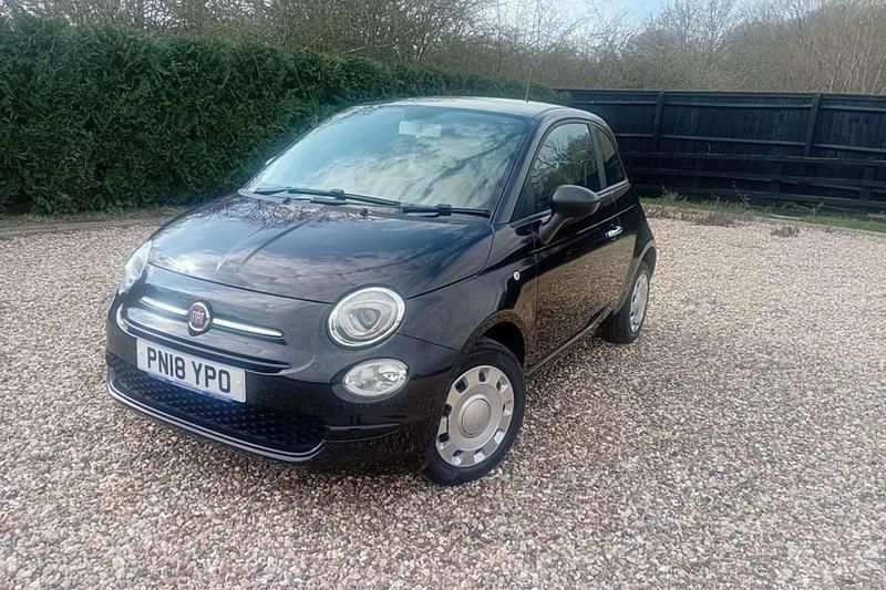 Used Fiat 500 Pop 69 HP (50 kW) 2018 Black Hatchback