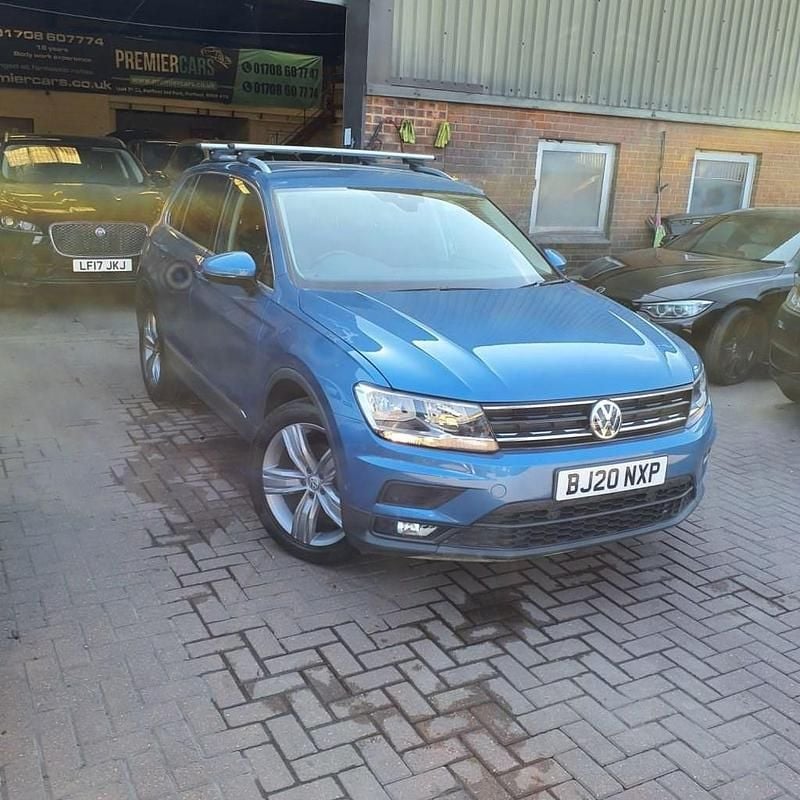Blue Used 2020 VW Tiguan Match SUV | £14,480 - Image 1/4
