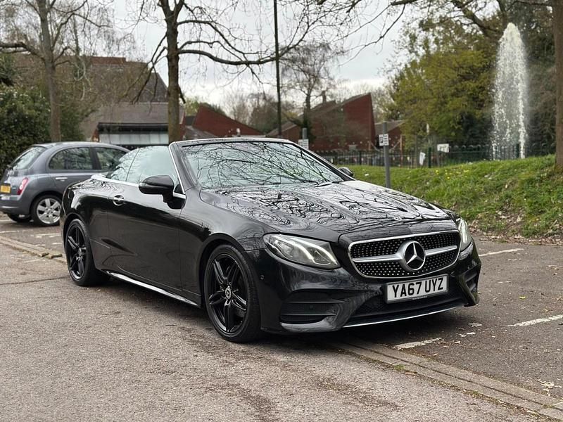 Used Mercedes E220 AMG Line Premium 2018 Black Cabriolet