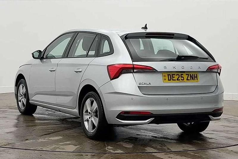 Used Skoda Scala SE 94 HP (69 kW) 2025 Brilliant silver metallic Hatchback