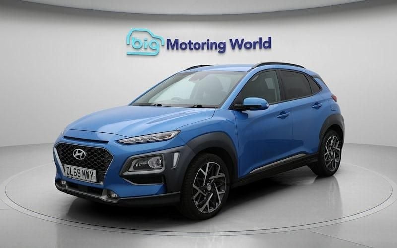 Used Hyundai Kona Premium SE 141 HP (103 kW) 2019 Blue SUV