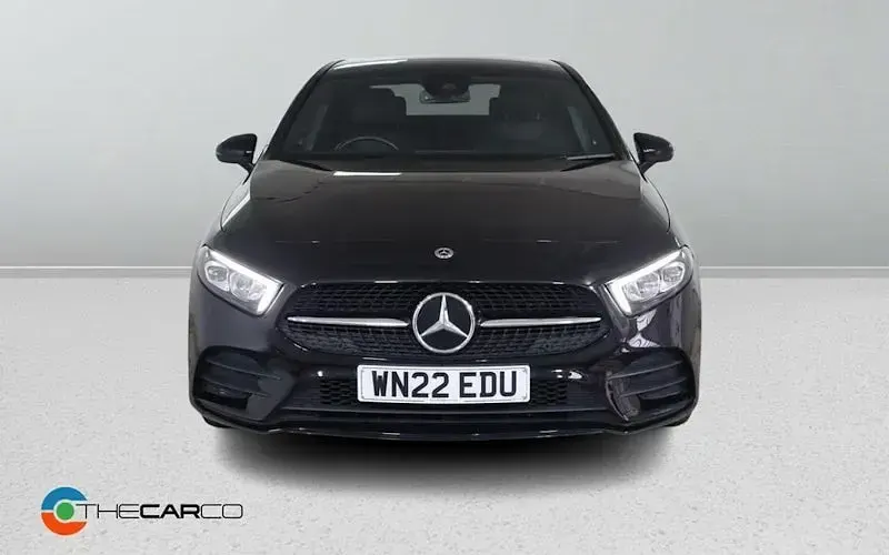 Used Mercedes A180 AMG line 136 HP (100 kW) 2022 Black Sedan