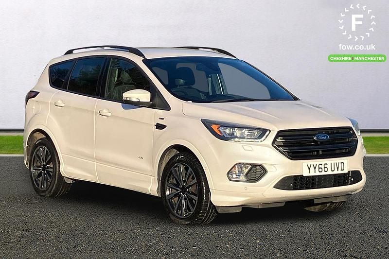 White Used 2017 Ford Kuga ST-Line SUV | £11,599 (Fair price) - Image 1/4