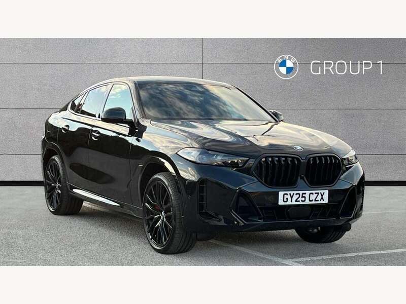 Black Used 2025 BMW X6 M Sport SUV | £72,550 - Image 1/4