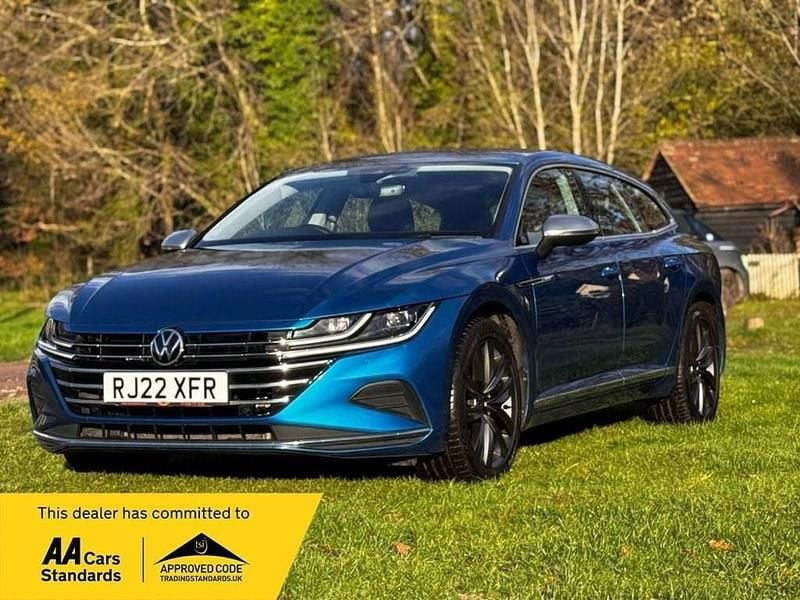 Blue Used 2022 VW Arteon Elegance Estate | £16,975 (Fair price) - Image 1/4