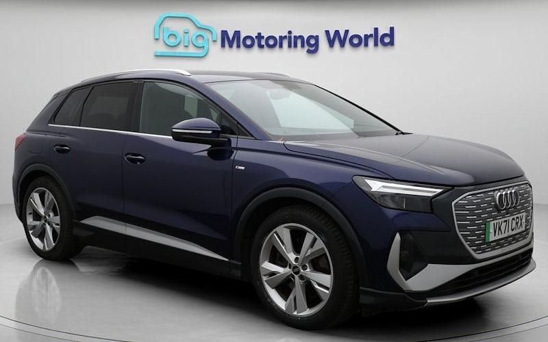 Used 2023 Audi Q4 e-tron S-Line SUV | £19,000 - Image 1/4