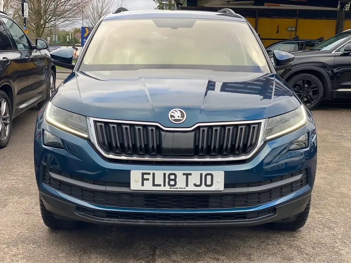 Used Skoda Kodiaq SE L 150 HP (110 kW) 2018 Blue SUV
