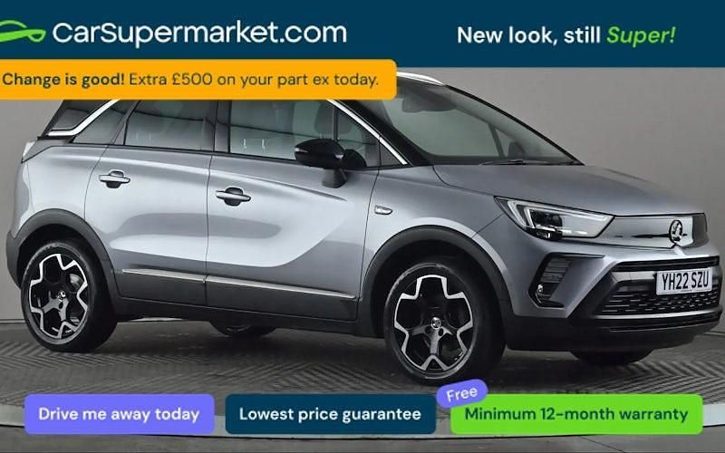 Used Vauxhall Crossland Ultimate 131 HP (96 kW) 2021 Grey SUV