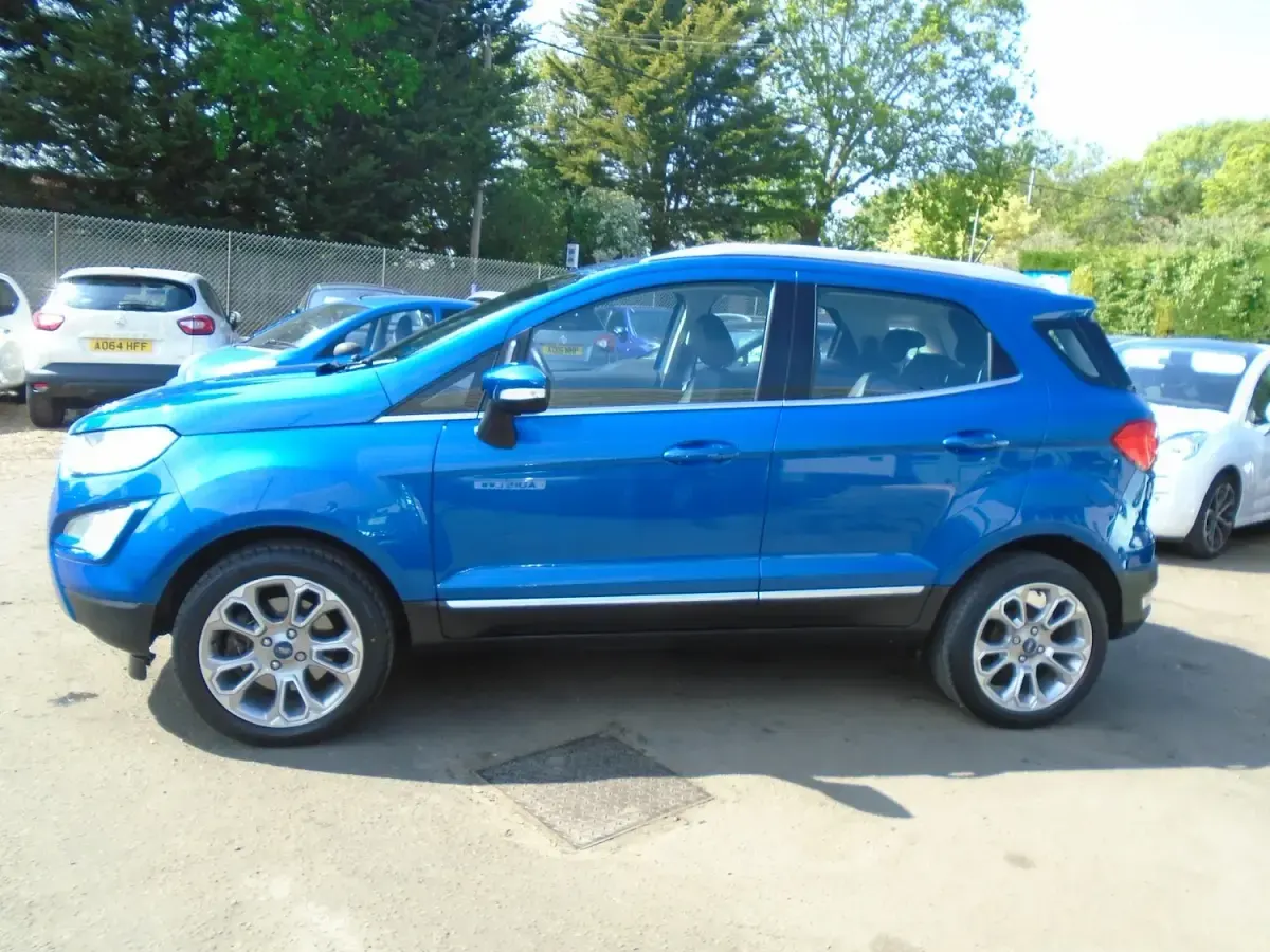 Used Ford Ecosport Titanium 125 HP (91 kW) 2018 Blue SUV