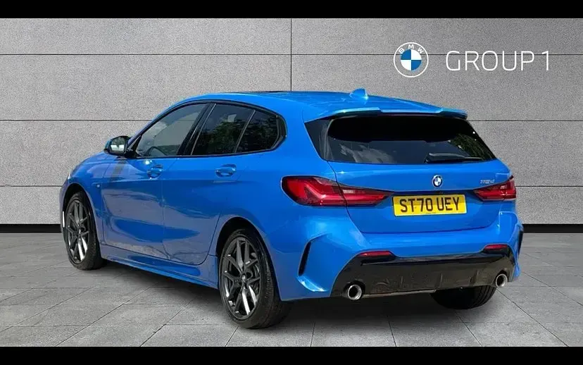 Used BMW 118 M Sport 150 HP (110 kW) 2021 Blue Hatchback