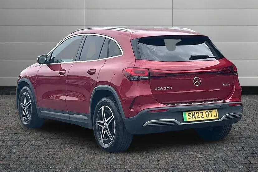 Used Mercedes EQA300 AMG line 167 kW (228 HP) 2022 Patagonia red SUV