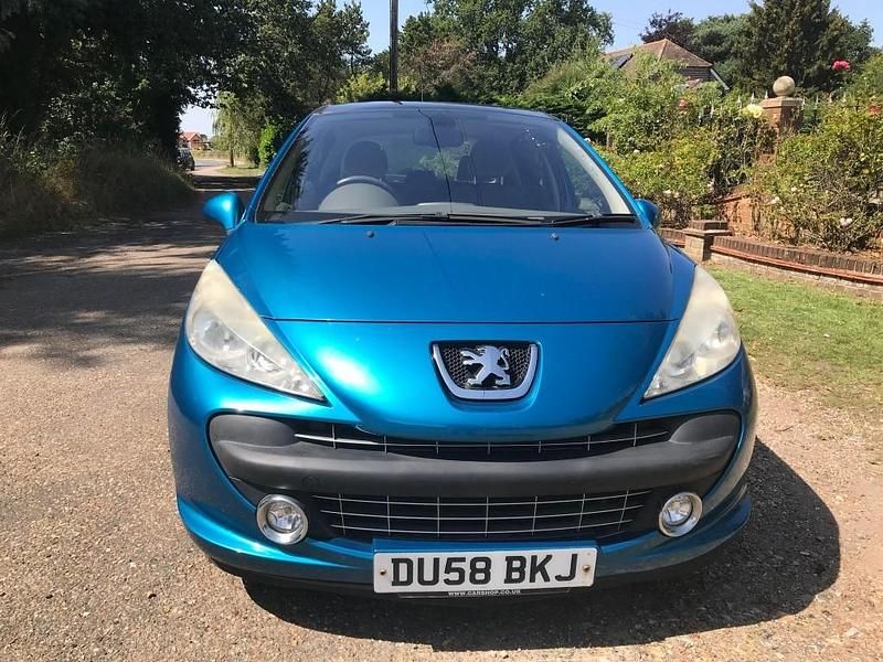 Used Peugeot 207 94 HP (69 kW) 2008 Blue Hatchback