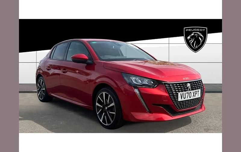 Used Peugeot 208 Allure Premium 101 HP (74 kW) 2020 Red Hatchback
