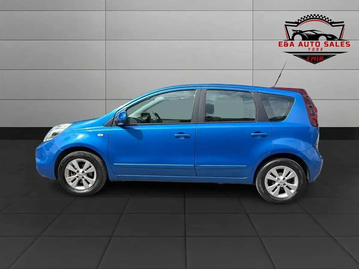 Used Nissan Note Acenta 110 HP (80 kW) 2009 Blue Hatchback