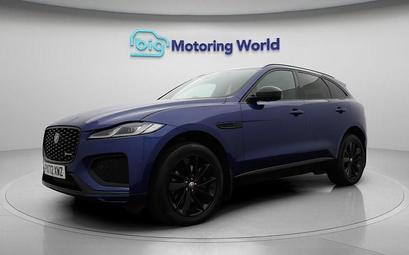 Second-hand Jaguar F-Pace R-Dynamic 204 CP (150 kW) 2022 Albastru SUV