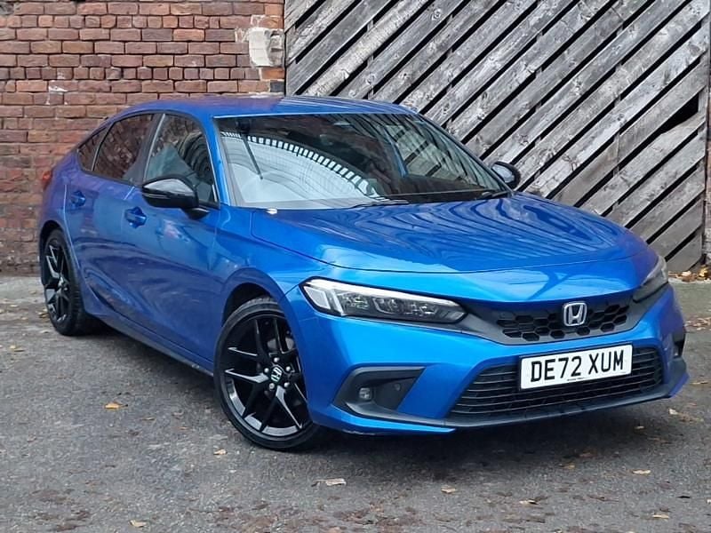 Blue Used 2023 Honda Civic Sport Hatchback | £25,998 (Fair price) - Image 1/4